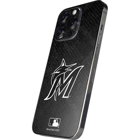 MLB Miami Marlins Dark Wash iPhone 13 Pro Max Skin