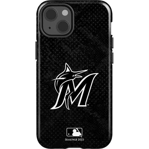 MLB Miami Marlins Dark Wash iPhone 15 Impact Case