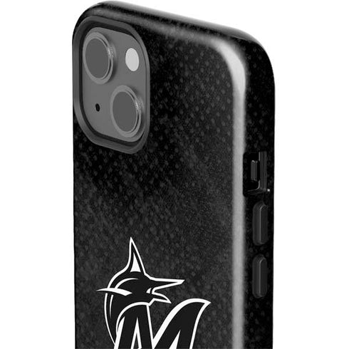 MLB Miami Marlins Dark Wash iPhone 15 Plus Impact Case