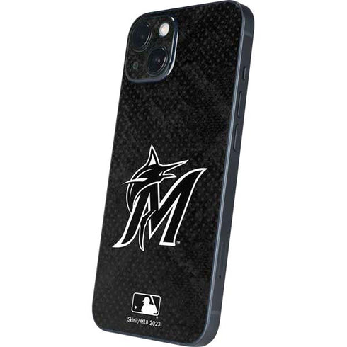 MLB Miami Marlins Dark Wash iPhone 14 Plus Skin