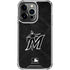 MLB Miami Marlins Dark Wash iPhone 14 Pro Clear Case