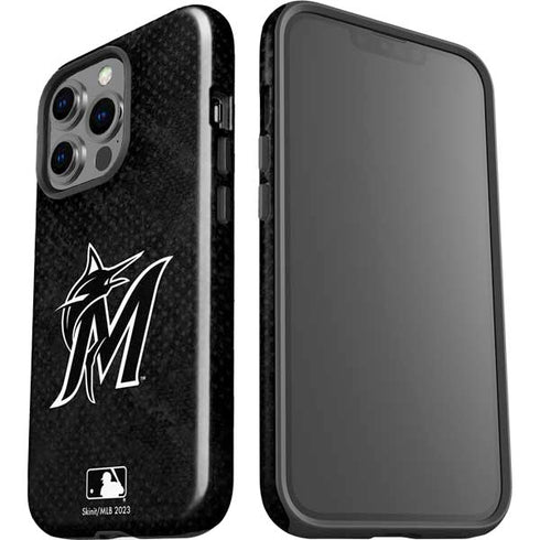 MLB Miami Marlins Dark Wash iPhone 15 Pro Impact Case