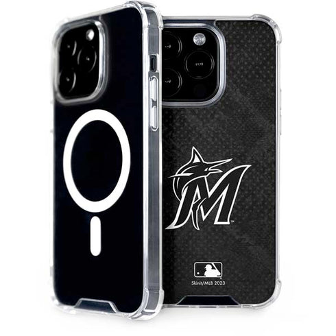 MLB Miami Marlins Dark Wash iPhone 15 Pro MagSafe Case