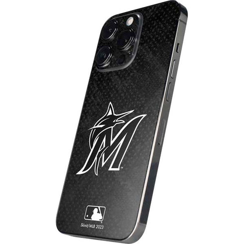 MLB Miami Marlins Dark Wash iPhone 14 Pro Max Skin