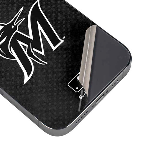 MLB Miami Marlins Dark Wash iPhone 14 Pro Max Skin