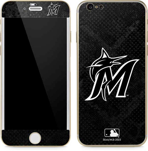 MLB Miami Marlins Dark Wash iPhone 6/6s Skin