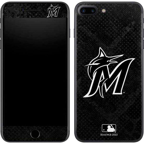 MLB Miami Marlins Dark Wash iPhone 7 Plus Skin