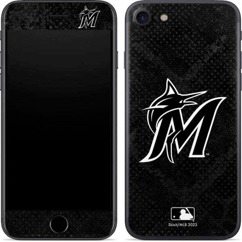 MLB Miami Marlins Dark Wash iPhone SE (2nd & 3rd Gen) Skin