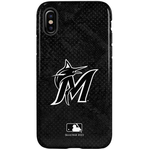 MLB Miami Marlins Dark Wash iPhone X Pro Case