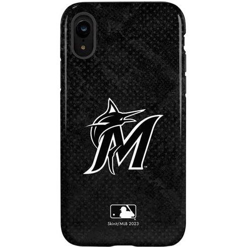 MLB Miami Marlins Dark Wash iPhone XR Pro Case