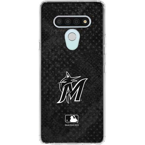MLB Miami Marlins Dark Wash LG Stylo 6 Clear Case