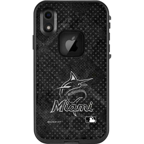 MLB Miami Marlins Dark Wash LifeProof Fre iPhone Skin