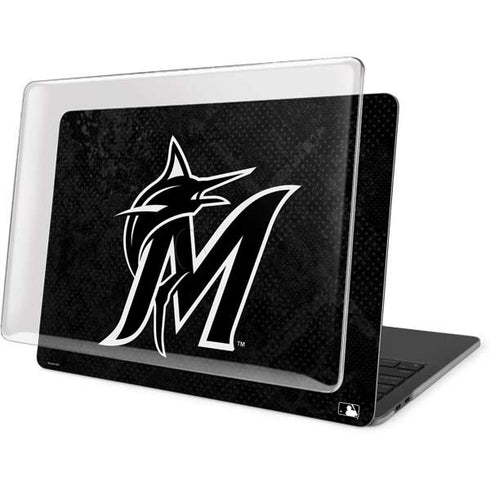 MLB Miami Marlins Dark Wash MacBook Pro 13in (2020) Case plus Skin