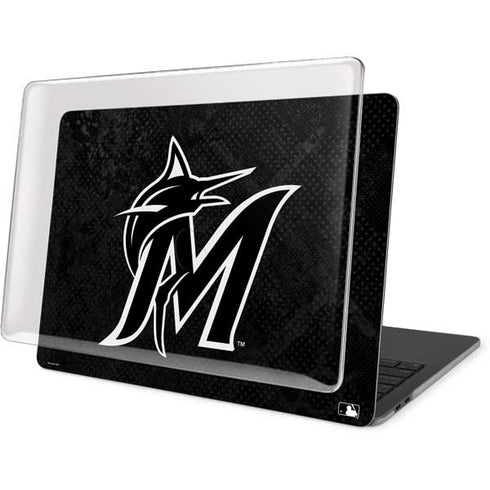 MLB Miami Marlins Dark Wash MacBook Pro 16in (2019-20) Case plus Skin