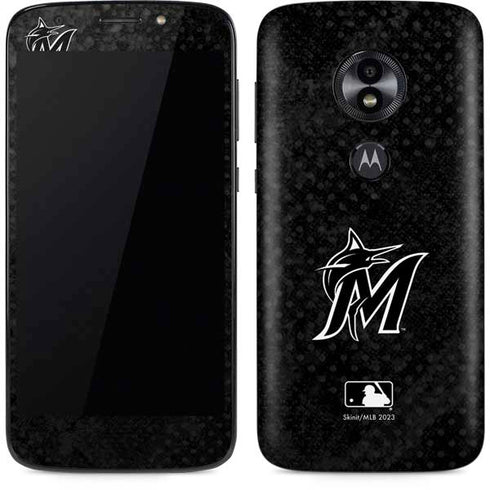 MLB Miami Marlins Dark Wash Moto E5 Play Skin