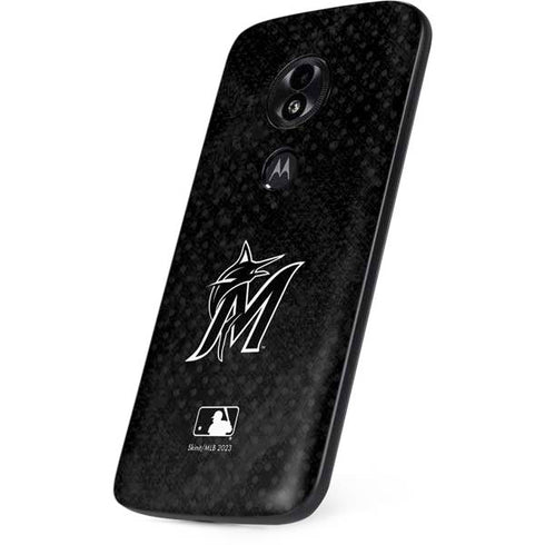 MLB Miami Marlins Dark Wash Moto E5 Play Skin