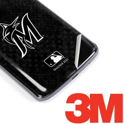 MLB Miami Marlins Dark Wash Moto E5 Plus Skin