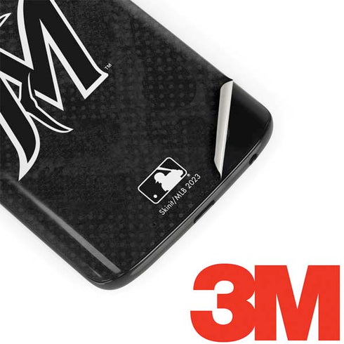MLB Miami Marlins Dark Wash Moto G6 Skin
