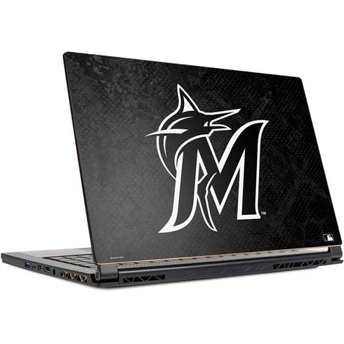 MLB Miami Marlins Dark Wash MSI GS65 Stealth Laptop Skin