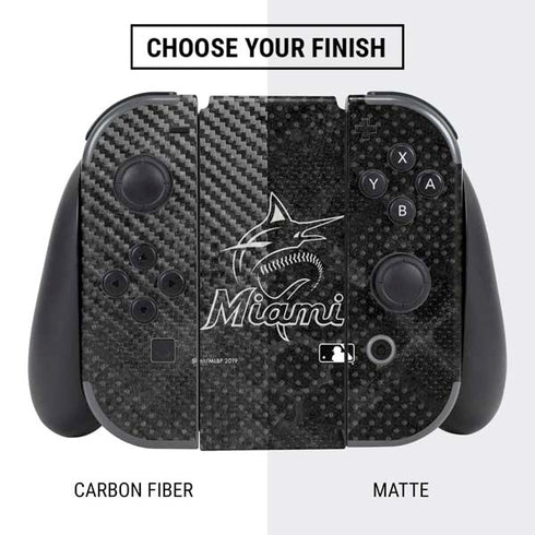 MLB Miami Marlins Dark Wash Nintendo Switch Bundle Skin