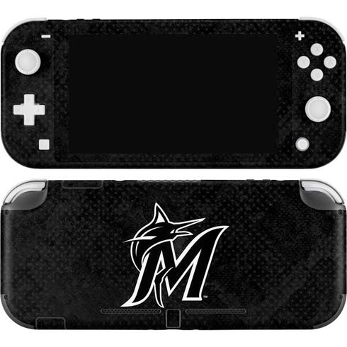 MLB Miami Marlins Dark Wash Nintendo Switch Lite Skin