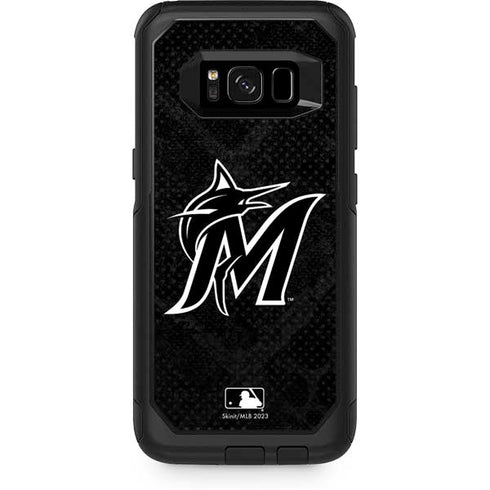 MLB Miami Marlins Dark Wash Otterbox Commuter Galaxy Skin
