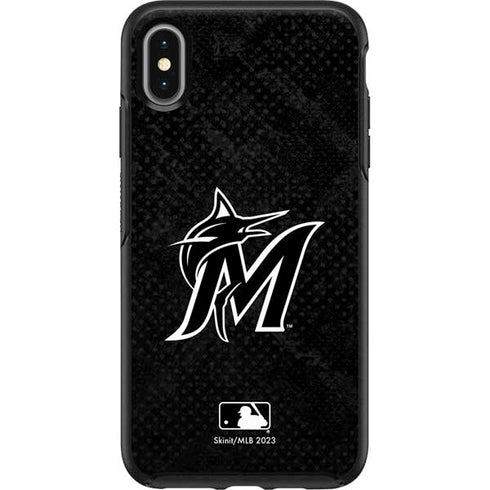 MLB Miami Marlins Dark Wash Otterbox Symmetry iPhone Skin
