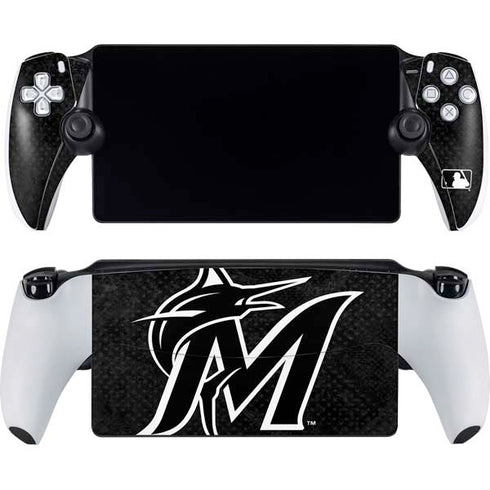 MLB Miami Marlins Dark Wash PlayStation Portal Remote Player Skin