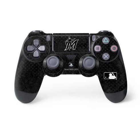 MLB Miami Marlins Dark Wash PS4 Controller Skin