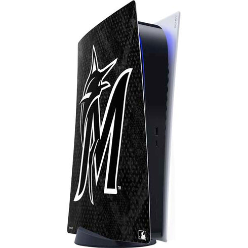 MLB Miami Marlins Dark Wash PS5 Digital Edition Console Skin