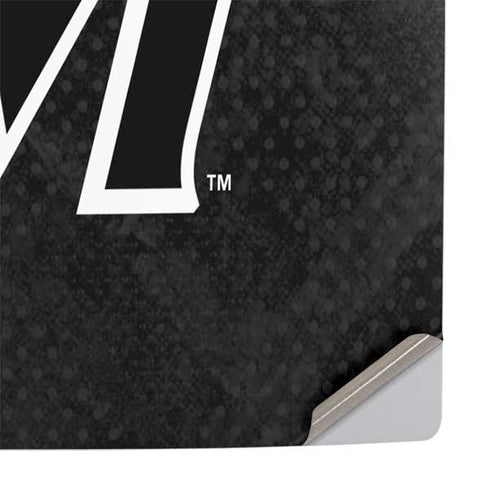 MLB Miami Marlins Dark Wash PS5 Slim Disk Console Skin