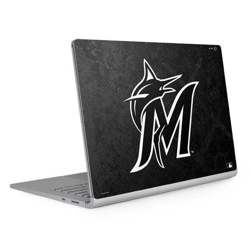 MLB Miami Marlins Dark Wash Surface Book 2 13.5in Skin