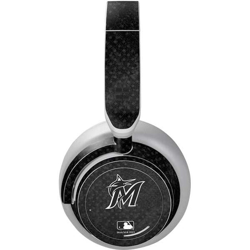 MLB Miami Marlins Dark Wash Surface Headphones Skin