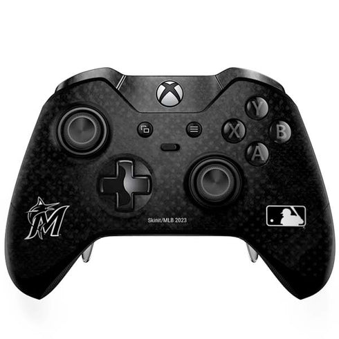 MLB Miami Marlins Dark Wash Xbox One Elite Controller Skin