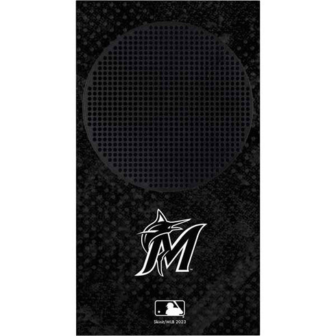 MLB Miami Marlins Dark Wash Xbox Series S Skins