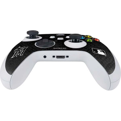 MLB Miami Marlins Dark Wash Xbox Series S Controller Skin