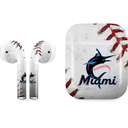 MLB Miami Marlins Game Ball Apple AirPods 2 Skin