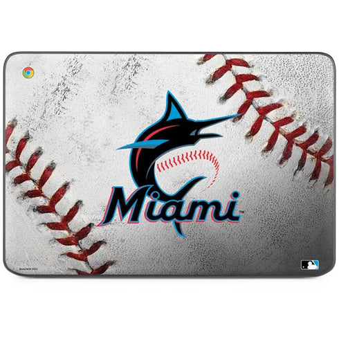 MLB Miami Marlins Game Ball HP Chromebook Skin