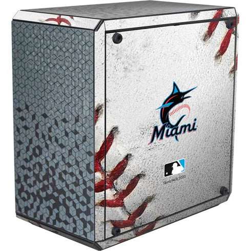 MLB Miami Marlins Game Ball Cooler Master MasterBox Q300L Mini Tower Skin