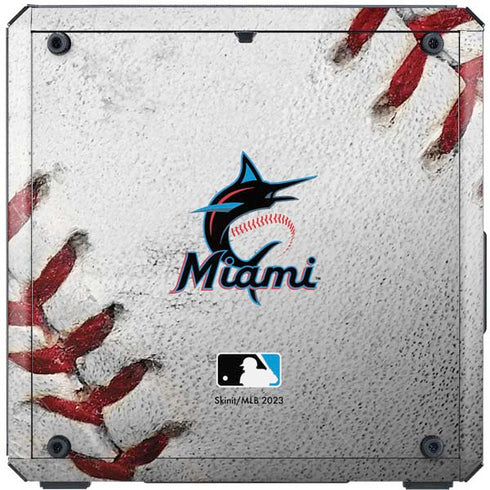MLB Miami Marlins Game Ball Cooler Master MasterBox Q300L Mini Tower Skin