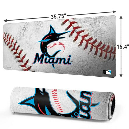 MLB Miami Marlins Game Ball Gaming Mouse Pad