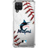 MLB Miami Marlins Game Ball Galaxy A12 Clear Case
