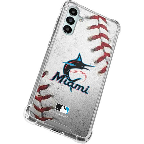 MLB Miami Marlins Game Ball Galaxy A14 5G Clear Case