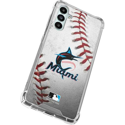 MLB Miami Marlins Game Ball Galaxy A15 5G Clear Case
