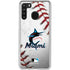MLB Miami Marlins Game Ball Galaxy A21 Clear Case