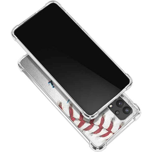 MLB Miami Marlins Game Ball Galaxy A32 5G Clear Case