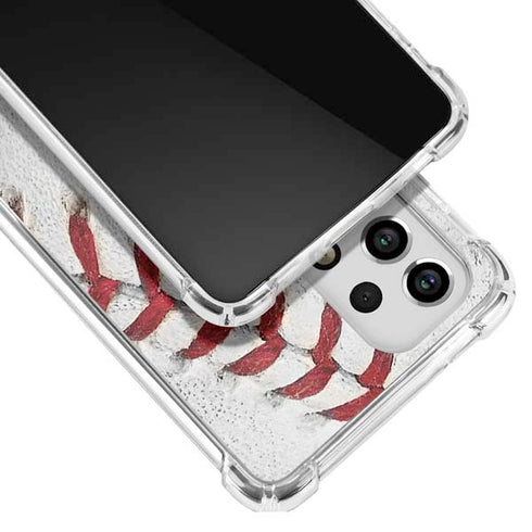 MLB Miami Marlins Game Ball Galaxy A53 5G Clear Case