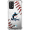 MLB Miami Marlins Game Ball Galaxy A72 5G Clear Case