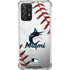 MLB Miami Marlins Game Ball Galaxy A72 5G Clear Case