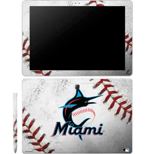 MLB Miami Marlins Game Ball Galaxy Book 12in Skin